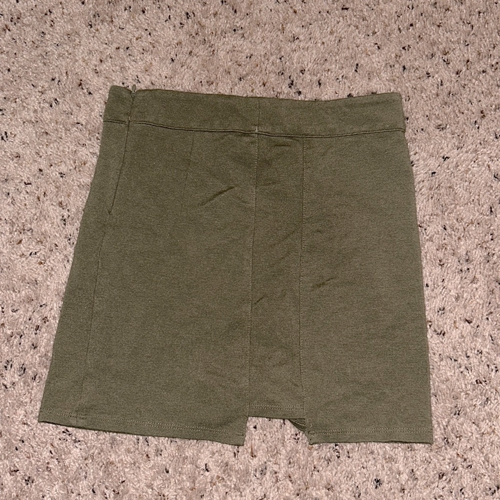 F21 Olive Skirt